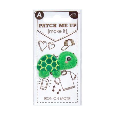 MOTIF IRON ON TURTLE 3PK