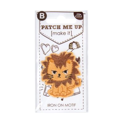 MOTIF IRON ON LION 3PK