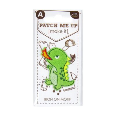 MOTIF IRON ON DINOSAUR 3PK
