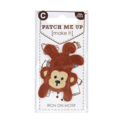 MOTIF IRON-ON-MONKEY 3PK