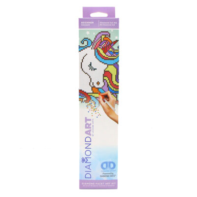DIAMOND DOTZ DIAMOND ART - FUN UNICORN 22 X 22CM