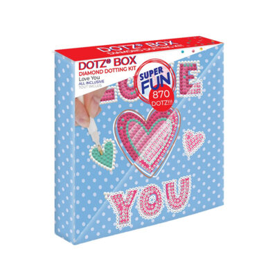 DIAMOND DOTZ DOTZBOX LOVE YOU 15 X 15CM