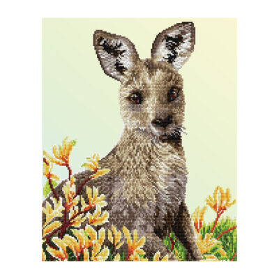 DIAMOND DOTZ KANGAROO AND KANGAROO PAW FLOWER