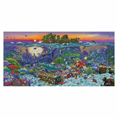 DIAMOND DOTZ CORAL REEF ISLAND 132 X 65CM