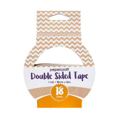 PAPERCRAFT ADHESIVE TAPE DOUBLE SIDED 18MM X 16M