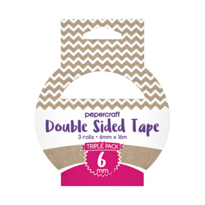 PAPERCRAFT ADHESIVE TAPE DOUBLE SIDED 3PACK