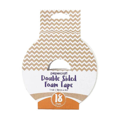 PAPERCRAFT FOAM TAPE ROLL 18MM X 4M HEAVY DUTY