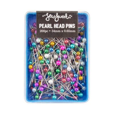SEW SWEET PINS COLOURED HEAD PACK - 14PCS