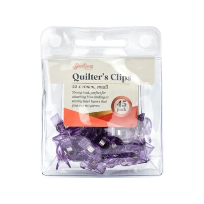 SEW EASY HANGSELL QUILT CLIPS 22X10MM 45 PCS
