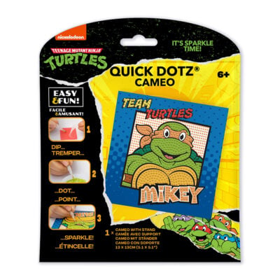 DIAMOND DOTZ DOTZIES TMNT - MIKEY 13.00 X 13.00