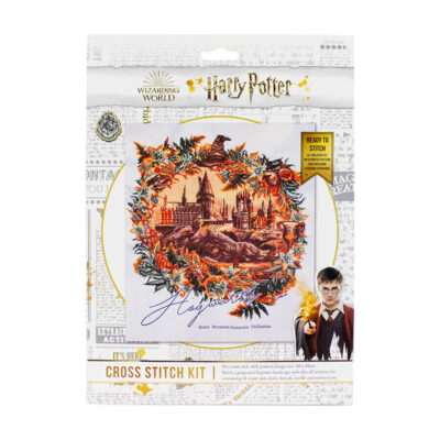 SEW EASY NEEDLECRAFT HOGWARTS CASTLE SKETCH FLORAL