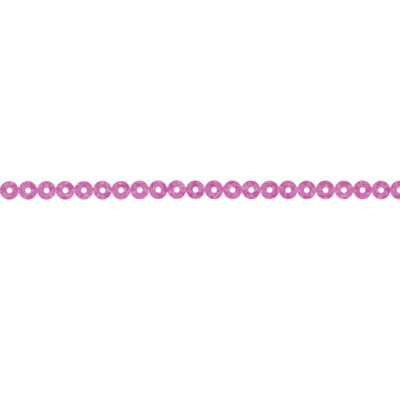 UNI TRIM SEQUINS IN CHAIN ROUND 5MM X 91M 06 PINK