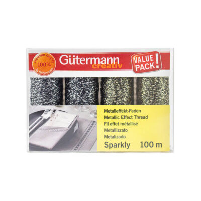 GUTERMANN SPARKLY BOX SET METALLIC SEWING THREAD