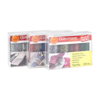 GUTERMANN SPARKLY BOX SET METALLIC SEWING THREAD