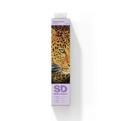 SIMPLY DOTZ LEOPARD PORTRAIT 40 X 30CM