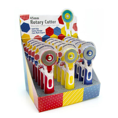 ROTARY CUTTER 45MM 15 PCS DISPLAY - SOFT GRIP