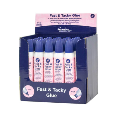 FAST & TACKY GLUE 35ML W. DUAL TIPS, 24PCS