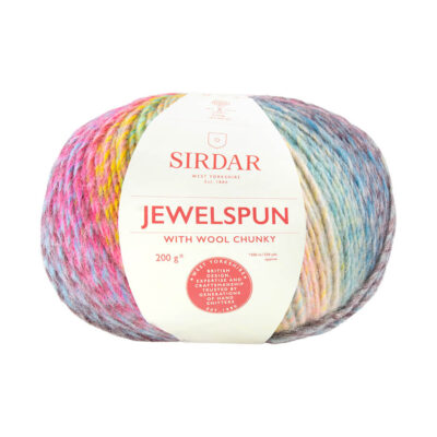 SIRDAR YARN JEWELSPUN CHUNKY-80%ACRY 20%WOOL-200G