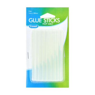 TRIUMPH GLUE STICK HOT MELT 24PACK 7MM X 100MM