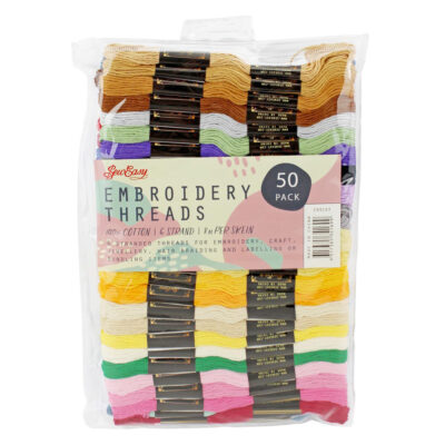 GENERIC EMBROIDERY THREAD 8M X 50 SKEINS STITCH