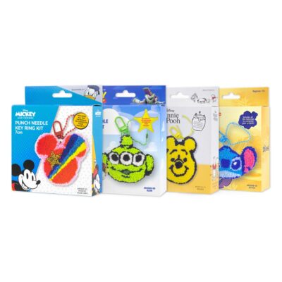 DISNEY PUNCH NEEDLE KEY RING 7CM