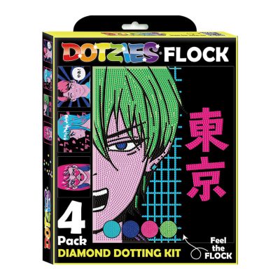 DIAMOND DOTZ 25.40CM X 20.32CM - NEON ANIME