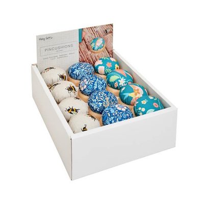 HOBBY GIFT CDU DISPLAY WOODEN BASEPIN CUSHION-24P