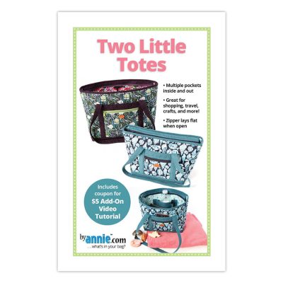 BY ANNIE PATTERNS BY ANNIE- TWO LITTLE TOTES