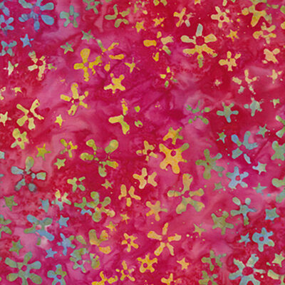 BIRCH FABRICS BATIK 100% COTTON 110CM X 6M RED