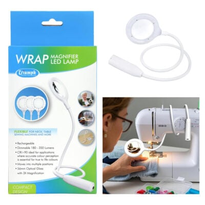 TRIUMPH WRAP LED MAGNIFIER LAMP X3 RECHARGABLE