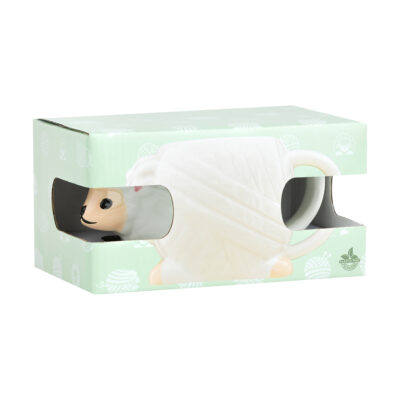 SEW TASTY CERAMIC MUG 650ML - WHITE SHEEP YARN